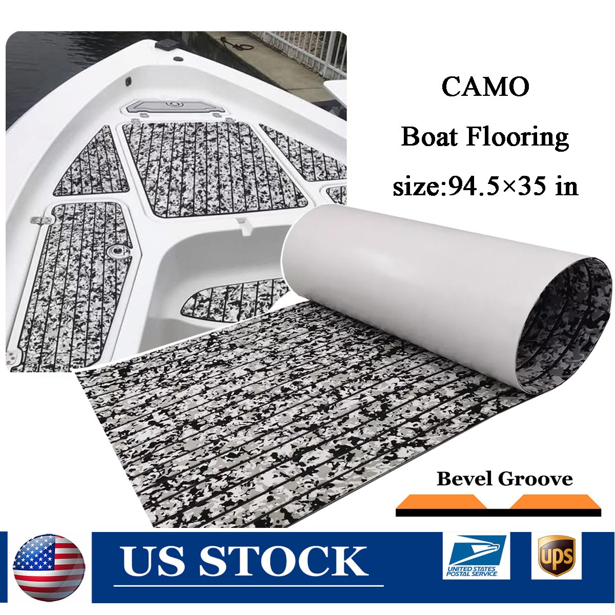 EVA Foam Boat Decking Cockpit Pad Marine Flooring Mat for Bass