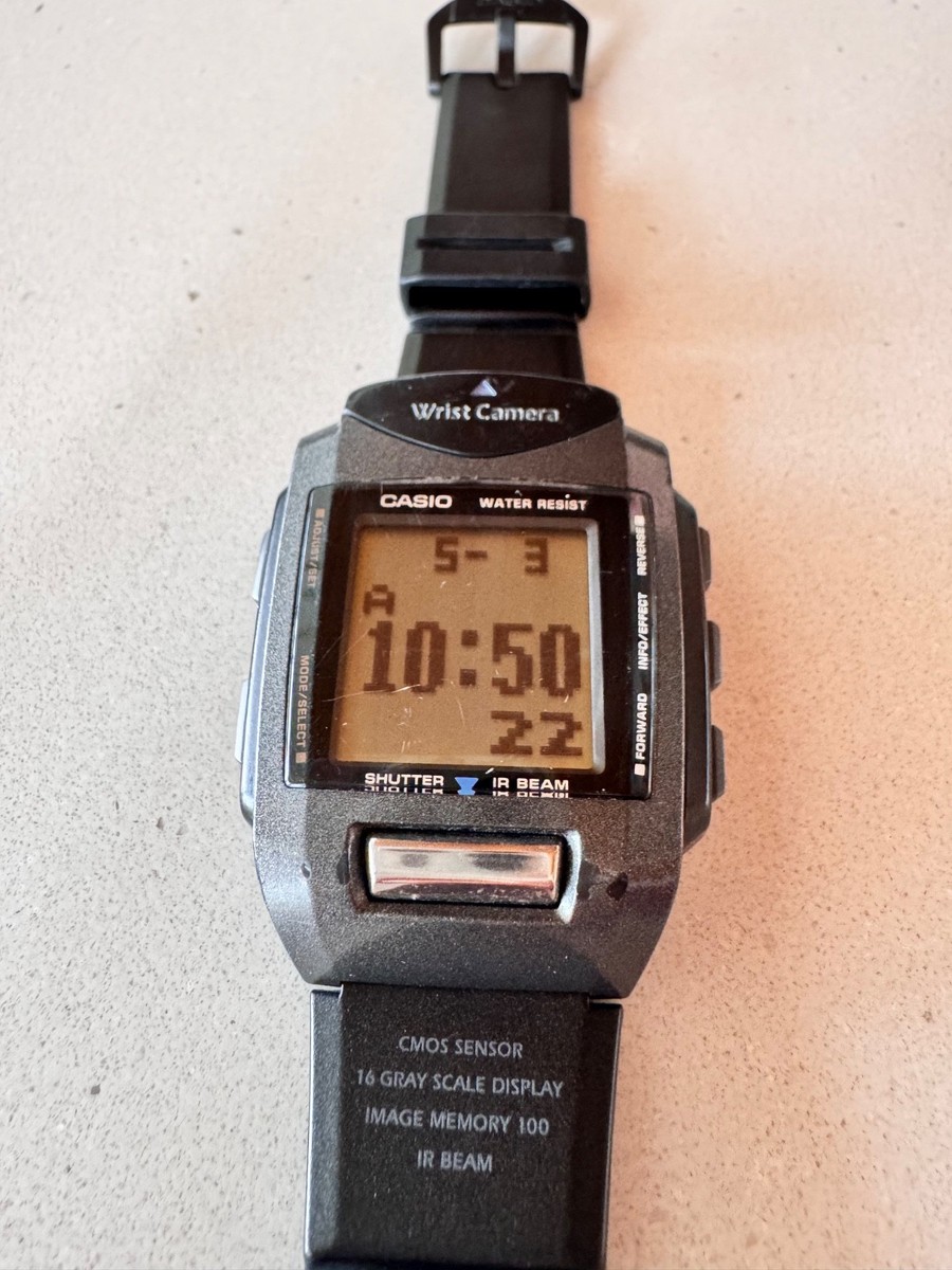 CASIO Wrist Camera WQV-1 Monochrome Photo Function Confirmed for