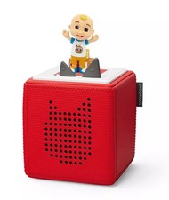 Tonies Cocomelon Toniebox Audio Player Starter Set with JJ, Red,Age 3  NEW . C3