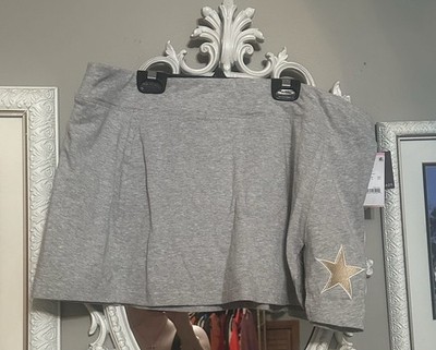 Grayson/Threads Gray Star Embroidered Skort Size XL