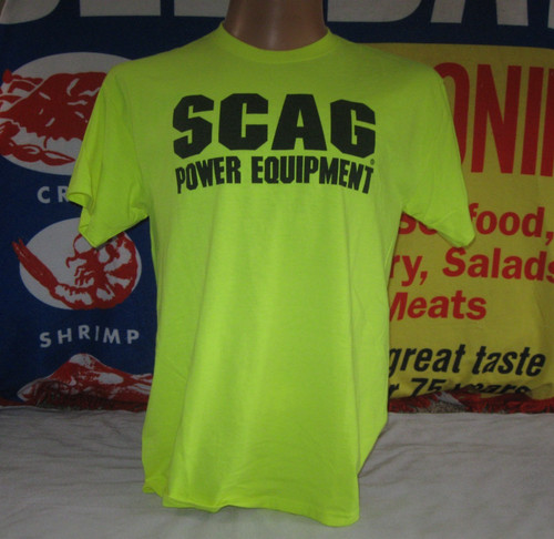 SCAG POWER EQUIPMENT t Shirt Men's Large Lawn Mowers Tool SOHAR'S MACEDONIA OHIO