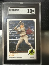 2022 Topps Heritage #542 Ha Seong-Kim SGC 10 GEM MINT