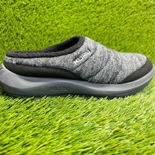 Kuru Draft 2 Womens Size 7.5 Gray Black Casual Comfort Slip-On Mule Slippers