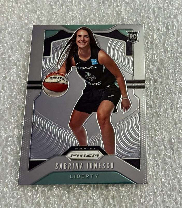 SABRINA IONESCU 2020 Panini WNBA Prizm ROOKIE RC No. 89 New York Liberty