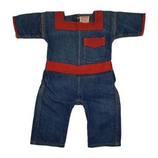 Antique Vintage 1910s Levis Strauss Denim Koveralls Donut Buttons Toddler USA