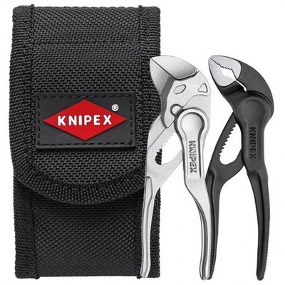 KNIPEX Tools 00 20 72 V04 XS 2 Pc Mini Pliers Set XS in Belt Pouch -NeW