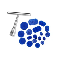 Huakaile 19 PCS Car Dent Puller Kit, Body Dent Removal Tools with 1 T Post Pu...