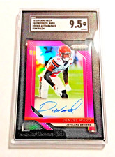 2018 Prizm RA-DW Denzel Ward Pink Prizm Rookie Auto  SGC 9.5 Cleveland Browns C1