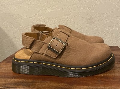 Dr. Martens Jorge II Nubuck Savannah Tan Leather 8 Clog | eBay