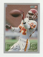 1993 Fleer #84 Willie Davis rookie card, Kansas Chity Chiefs. rookie card picture