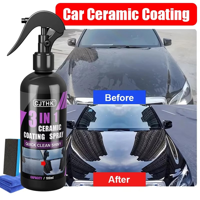 Car Ceramic Nano Coating Liquid &ndash; Hydrophobic Anti-Scratch Car Wax Polish Layer