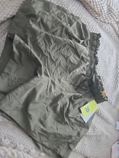 All In Motion Women's Active Mid Rise Woven Shorts MEDIUM 4" Sage Green New Xs