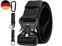 Taktischer GüRtel Herren, Schnellverschluss Military Style Nylon Canvas