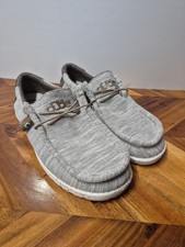 Image of Men's HEYDUDE Wally Stretch in the color Limestone, Size 8
