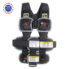 Lightweight Portable Car Seat RideSafer XS 26.5-40 lb Black Extra Small Compact