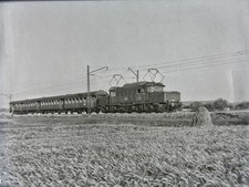 Orig.-Negativ MF 4,5x6 (1957) DB-Krokodil E-Lok (E93/E94) ? Pz b.Ditzingen Bw Kw