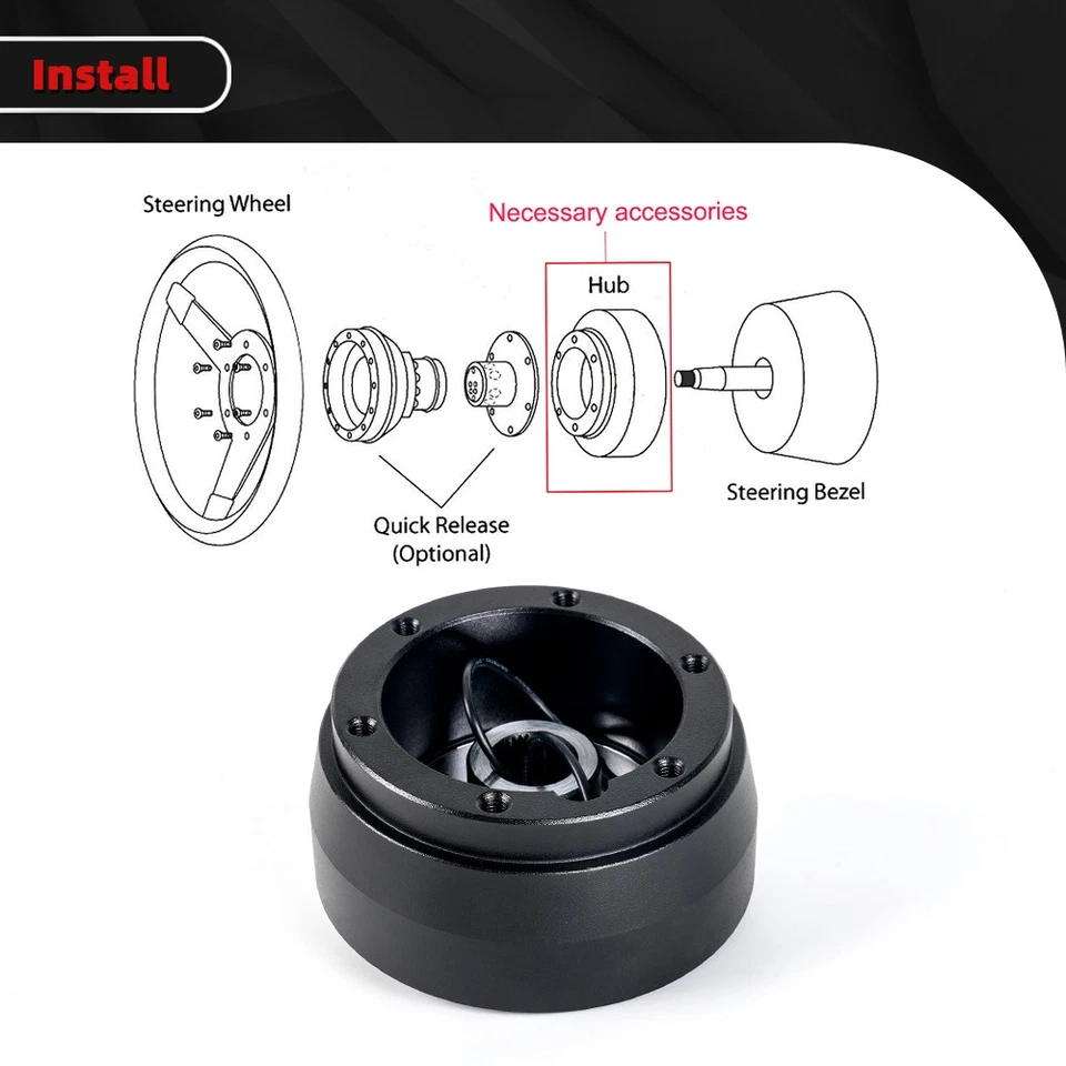 Steering Wheel Quick Release+Hub Adapter For Datsun 510 620 810 240Z 260Z 280ZX - Image 4 of 4