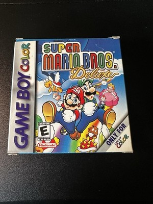 Nintendo Super Mario Bros. Deluxe Game Boy Color Platformer Manual