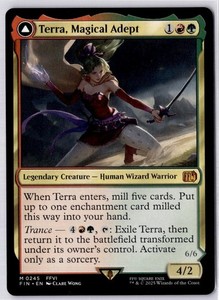 Terra, Magical Adept // Esper Terra #245 Final Fantasy MTG Mythic Rare