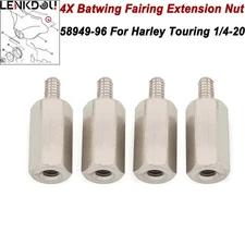 For Harley Batwing Extender Nut Standoff Stud Outer Fairing Touring Street Glide