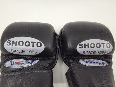 Winning Shooto MMA Gloves S Size Open Finger Hook & Loop Japan
