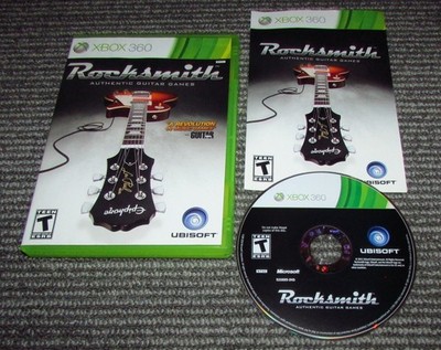 Rocksmith for Xbox 360 Complete Fast Shipping!