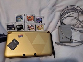 Nintendo 3DS XL Legend of Zelda A Link Between Worlds Limited Edition w/9 Games!
