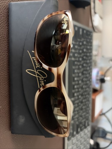 Maui Jim Kuiaha Bay Sunglasses Rootbeer, H286-26C With Case And Bag