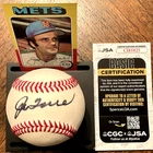 Joe Torre Autographed Signed Baseball MLB NY Yankees Mets HOF JSA COA + 75 card