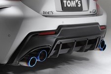 TOMS REAR BUMPER DIFFUSER BLACK 212 FOR RC-F USC10 52159-TUC10-B