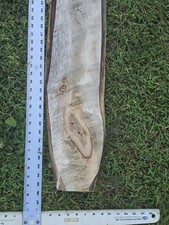 46" Reclaimed Live Edge Sawn Wood Board Plank Buhr Knot DIY Rustic Barn