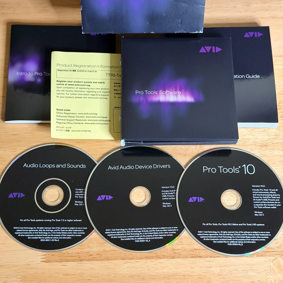 Avid Protools 10 Digital Audio Work Station Software for Windows 7- Missing iLok - Image 4 of 4