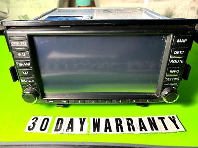 11-13 NISSAN ALTIMA RADIO AM/FM STEREO NAVIGATION SCREEN MONITOR HEAD UNIT OEM