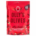 Olly's Olives Chilli & Rosemary Green Halkidiki Olives - The Bandit - 50g