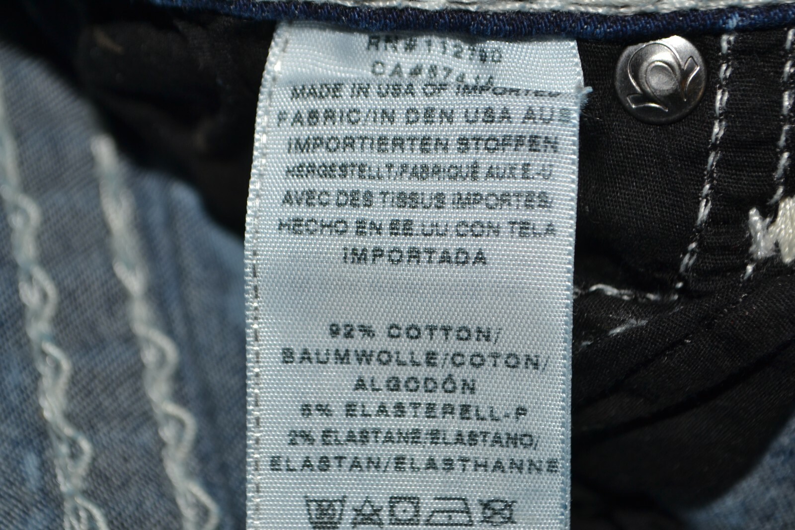 True Religion Women's Halle Super T Mid Rise Super Skinny Jeans Sz 25x29 thumbnail 11