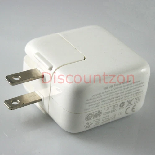 Original Apple 10W USB Power adapter 5.1V 2.1A AC Wall charger A1357 Genuine OEM