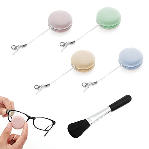4 pezzi di Macaroni Color Screen Wipe, Mobile Phone, Eyeglasses, Camera (l8V)