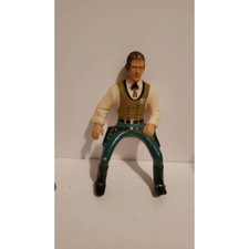 Vintage Heartland Wyatt Earp Gunfighter Hard Plastic Cowboy Western Figure Toy
