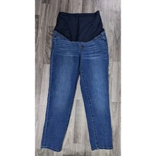 Sofia By Sofia Vergara Maternity Size 4 Bagi Boyfriend Full Panel Straight Jeans