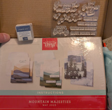 Stampin Up Paper Pumpkin Mountain Majesties Kit - with stamps and ink