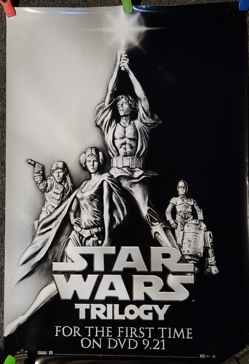 コレクション STAR WARS TRILOGY POSTER BOX LE1600 Star Wars Trilogy DVD Poster 2004 | eBay