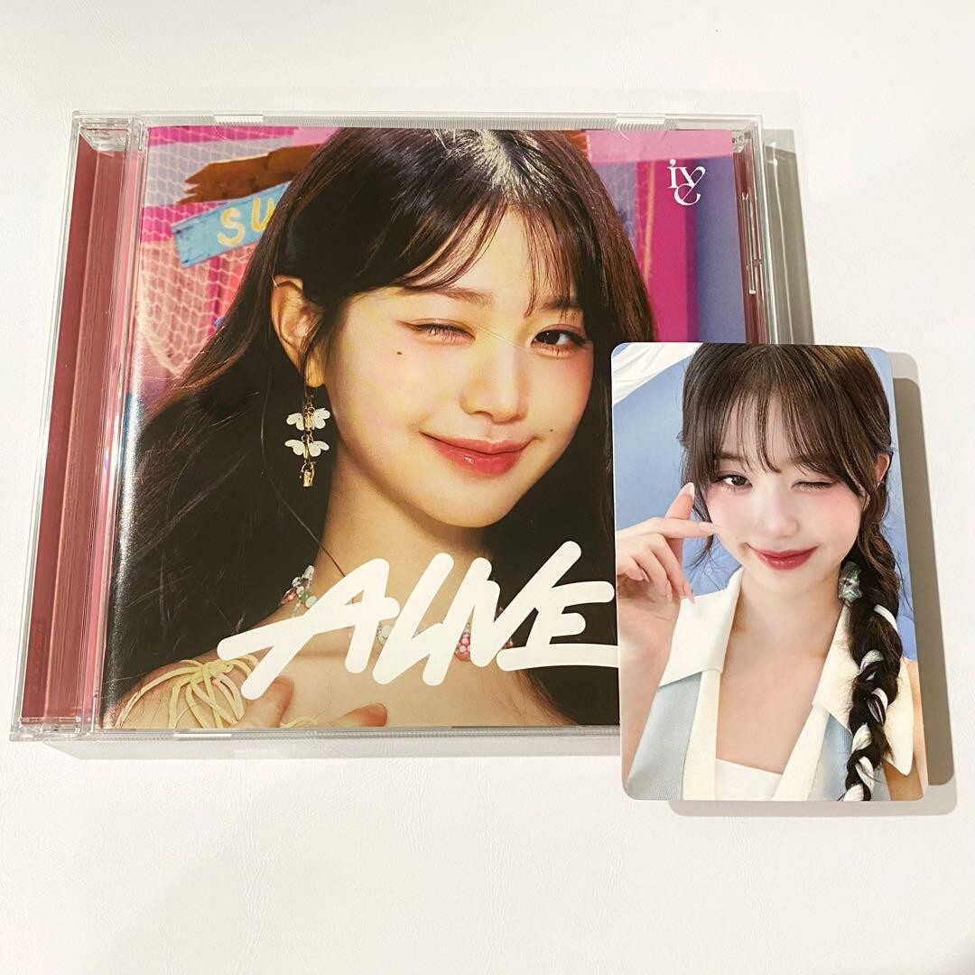 IVE ALIVE WONYOUNG Solo ver. Official Set 1CD + 1pcs