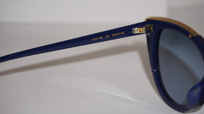 Boucheron New Sunglasses Sapphire Blue Gold Blue BC0116S 002  display picture 2