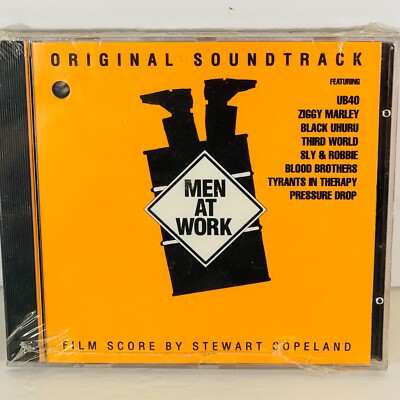 Men at Work Soundtrack CD 1990 Ziggy Marley UB40 Uhuru Estevez Sheen Movie New
