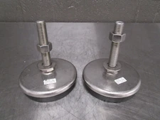 Pair 5" Sunnex 42 Stainless Machine Mount Level & Vibration / Noise Dampen Feet