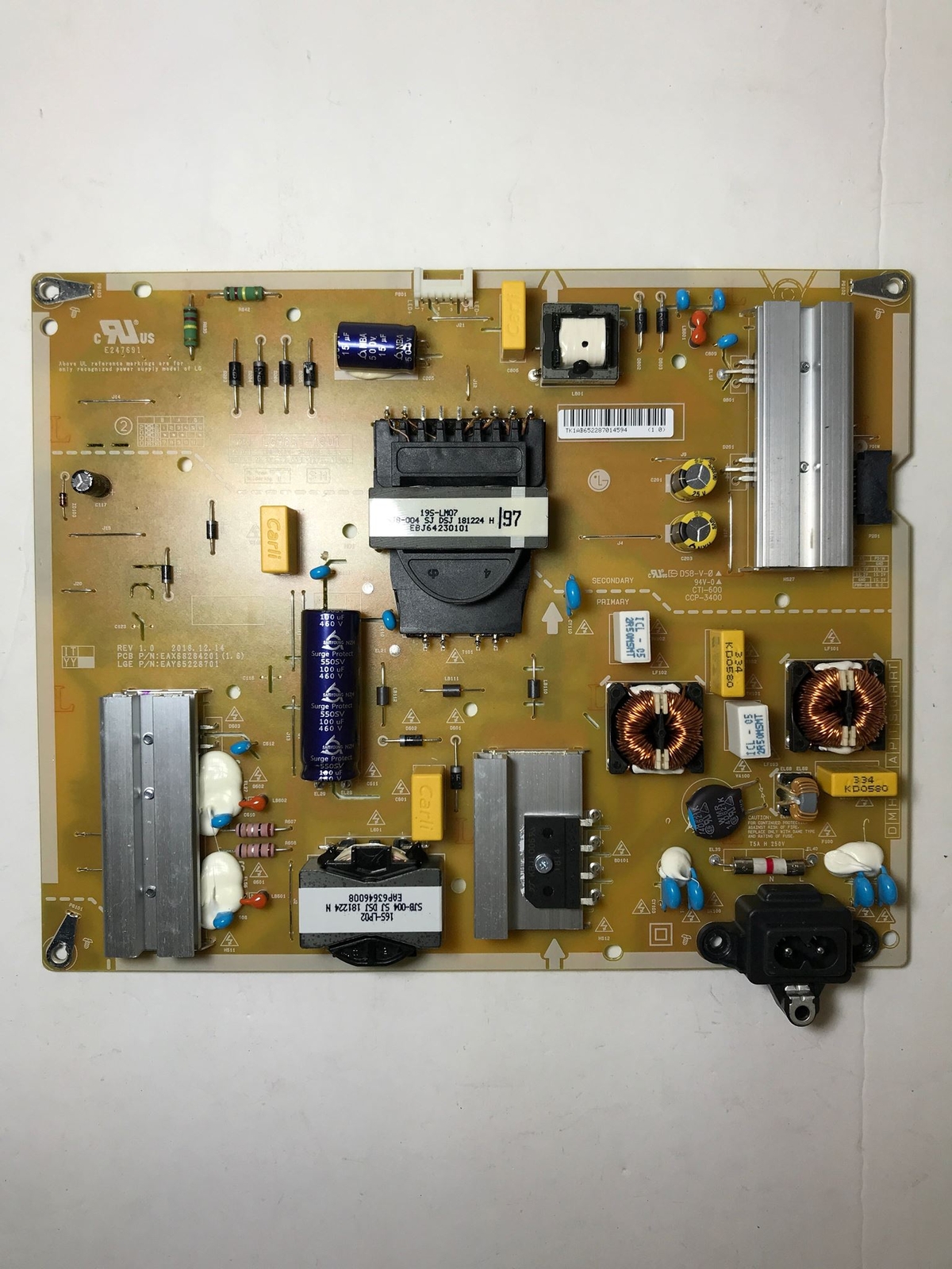LG EAY65228701 Power Supply and LED Driver Board Replacement