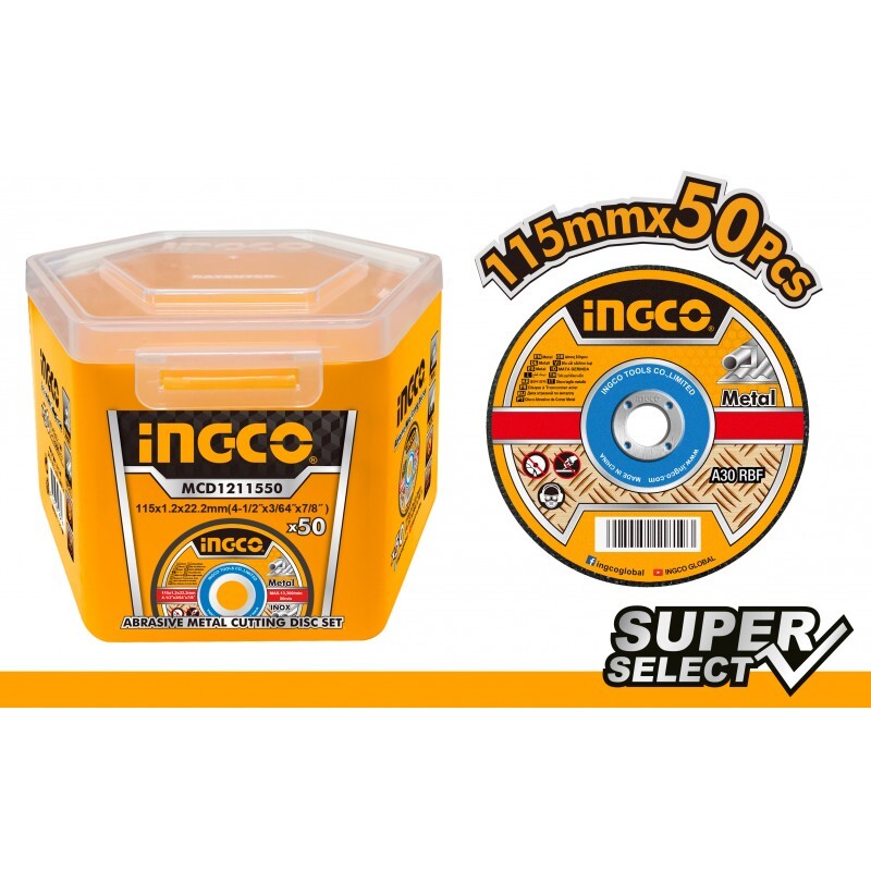 50pz - DISCO MOLA DA TAGLIO mm115x1,2 per smerigliatrice angoalre - MULTIPACK IN