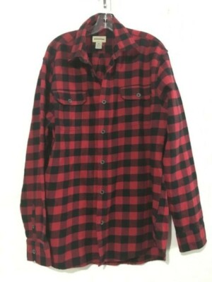 St. John's Bay Plus SIZE 2XL Tartan Plaid Check 100% Cotton Men