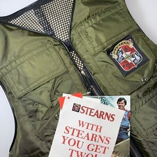 New Vtg STEARNS Life Jacket Vest Type 3 Fishing Boat Adult Medium M NWT SSV-165