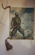 HISTORICAL CALENDAR ROYAL CARABINIERI 1940 - OCTOBER 1941 HERCOLI AUTHENTIC RARE